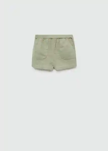 Short Pedro Verde Talla 69 Niños Mango