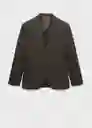 Blazer Americana Aneto Gris Talla 50 Hombre Mango