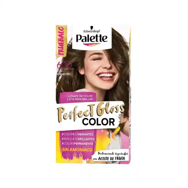 Palette Tinte Perfect Rubio Sensación Sin Amoníaco 600 50 mL