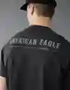 Camiseta Hombre Gris Talla: LARGE 4420023 American Eagle