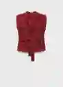 Blusa Angela Blood Talla M Mujer Mango