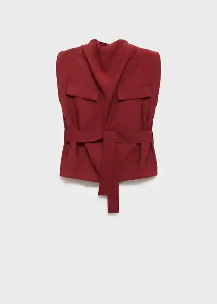 Blusa Angela Blood Talla M Mujer Mango