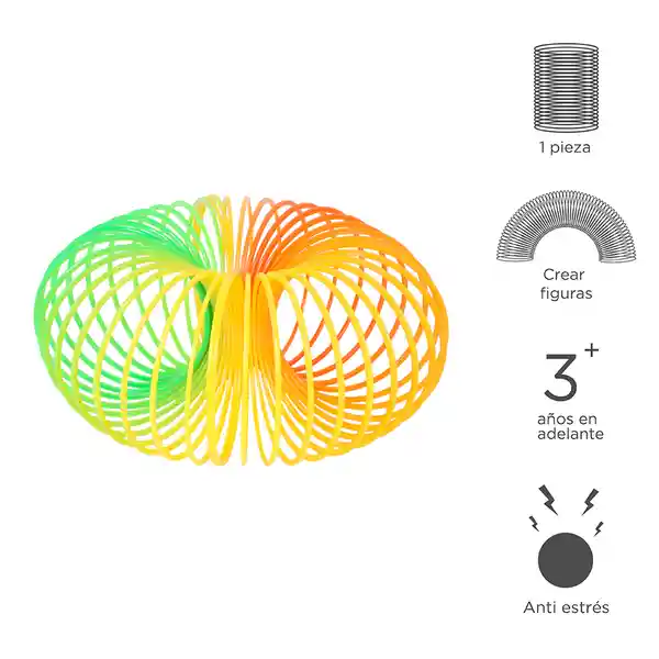 Bobina de Resorte Arcoiris Miniso