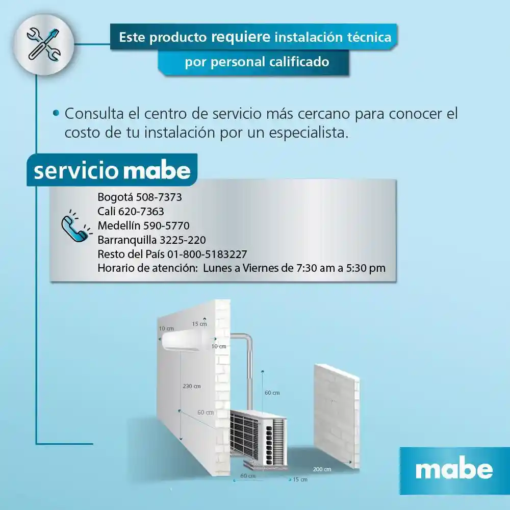 Mabe Aire Inverter