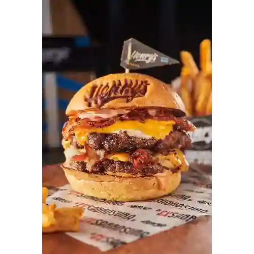 Hamburguesa Doble Xx + Acompañante