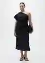 Vestido Rachel Negro Talla XS Mujer Mango