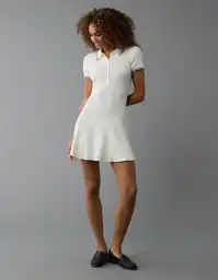 Vestido Mujer Beige Talla: SMALL 8241106 American Eagle