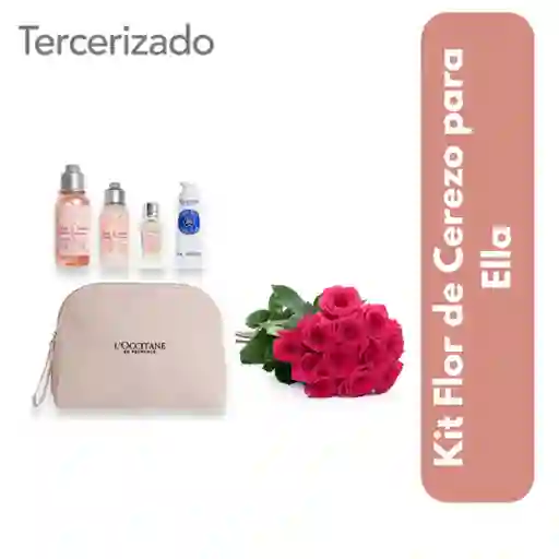 Combo Kit Flor de Cerezo para Ella + Flores