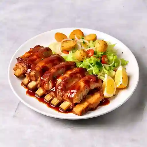 COSTILLA DE CERDO BBQ