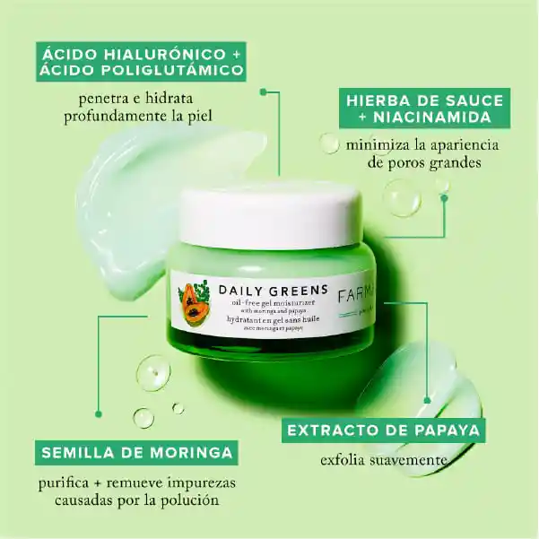 Moisturizer Farmacy Gel Hidratante Daily Greens Oilfree Gel