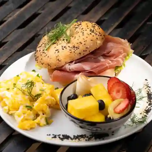 Bagel de Jamon Serrano