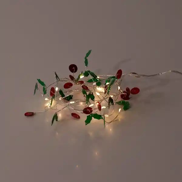 Luz Led 20 Mini Confetti Navidad 2.2 m Diseño 0007