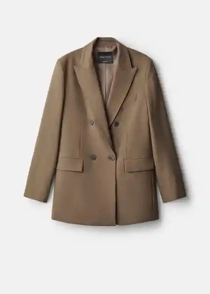 Blazer Americana Iris Topo Talla M Mujer Mango