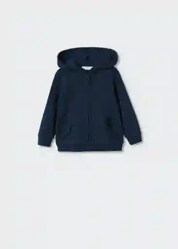 Sudadera Queen Navy Talla 66 Niñas Mango