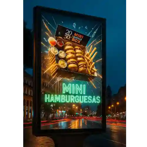 Mini Hamburguesas 6 Unidades