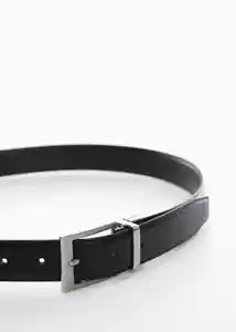 Cinturón Emili4 Negro Talla 91 Hombre Mango