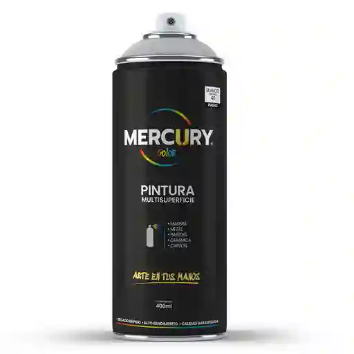 Mercury Pintura en Aerosol Blanco Brillante