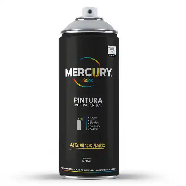 Mercury Pintura en Aerosol Blanco Brillante
