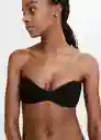 Top Bikini Pami Negro Talla S Mujer Mango