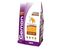 Gemon Alimento para Perros Mediano de Pollo y Arroz