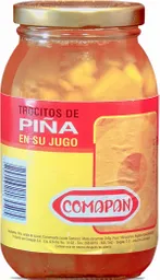 Comapan Trocitos De Piña En Su Jugo