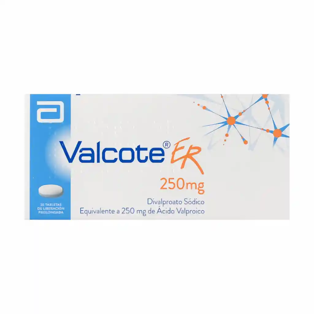 Valcote ER Divalproato sódico (250 mg)