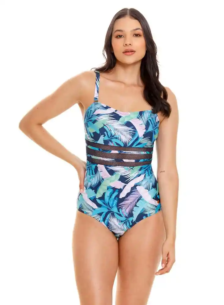 Vestido de Baño Entero S-azul