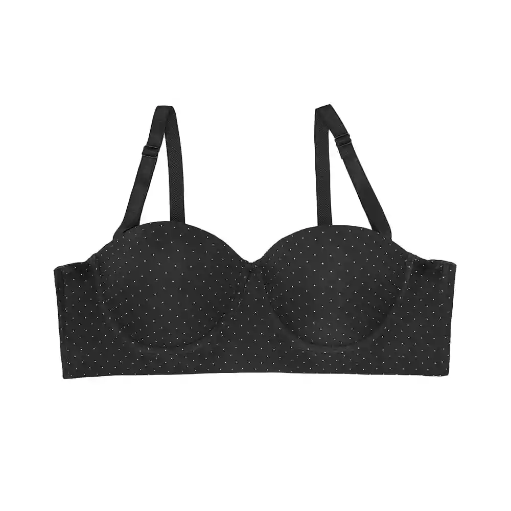Brasier Mujer Ref 2901 Estampado Puntos Negro Urb Talla 36