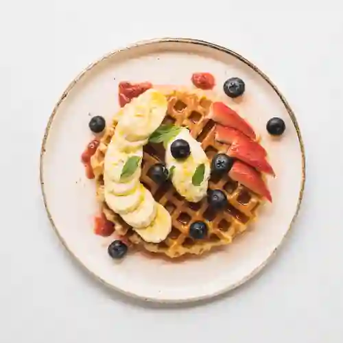 Waffle de Naranja y Ricotta