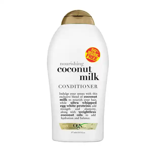 Organix Acondicionador Ogx Coconut Milk 50% Free 577 mL