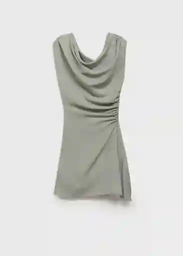Vestido Leandra Azul Talla XS  Mujer Mango