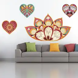 Aplique Mandalas Corazon Contact