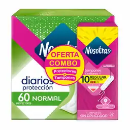 Nosotras Protectores Normal + Tampón