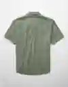 Camisa Hombre Verde Talla SMALL 2835309 American Eagle