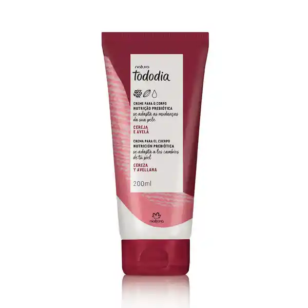 Crema Nutritiva Corporal Cereza y Avellana Tododia