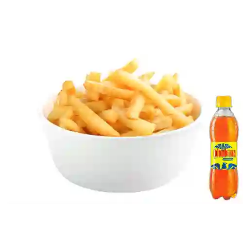 Combo Papas a la Francesa + Colombiana 250 ml