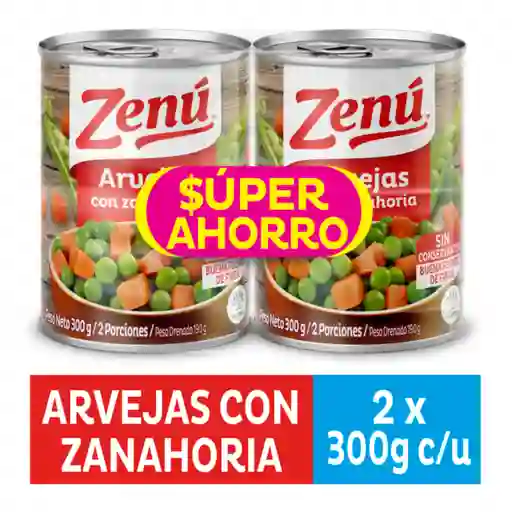 Zenú Arveja Con Zanahoria