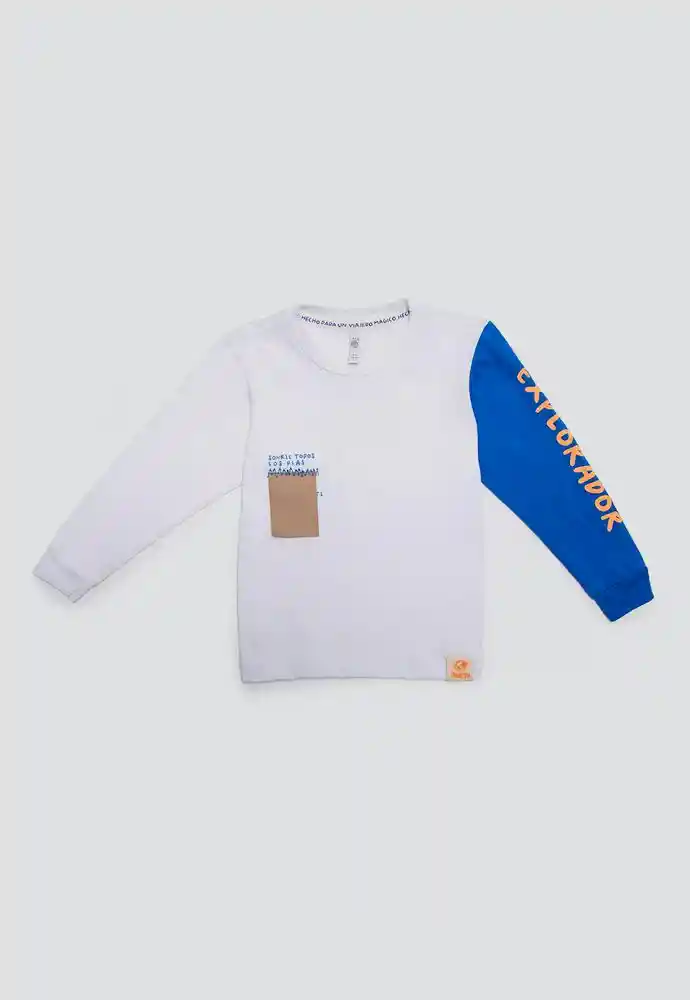 Camiseta Manga Larga 3t-ivory