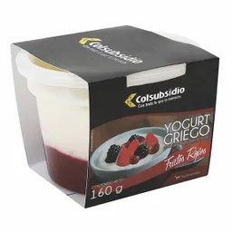 Yogurt Griego Colsubsidio Frutos Rojos