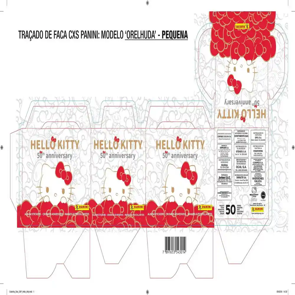 Displays Display X 50 Sobres Panini Display X50 Sobres Hello Kitty 2024