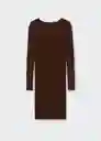 Vestido Matilda Marron Talla L Mujer Mango