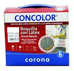 Corona Boquilla Fragua Concolor Blanca 2 Kg