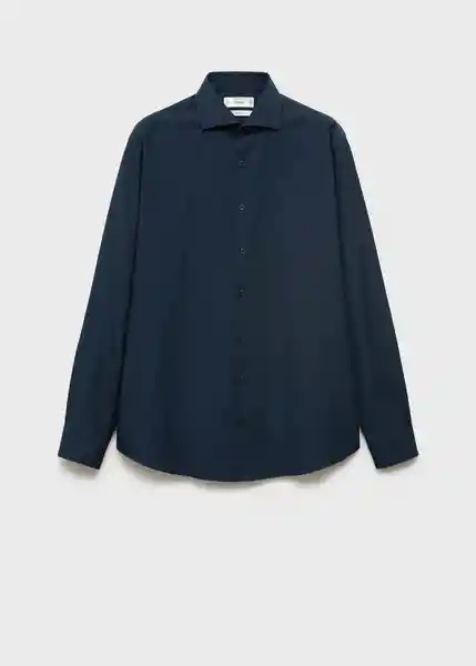 Camisa Emeritol Navy Talla M Hombre Mango