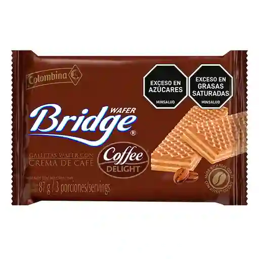 Bridge Galletas Wafer con Crema de Café Coffee Delight