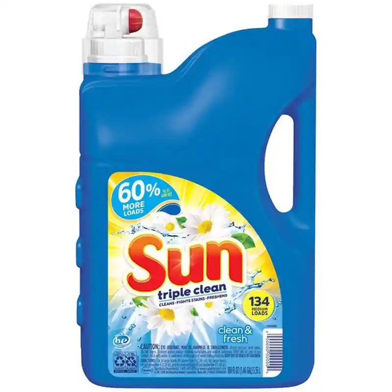 Sun Detergente Líquido para Ropa Triple Clean