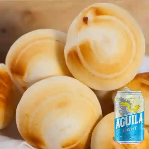 Combo Pandebono Grande + Aguila Light Lta 330ml