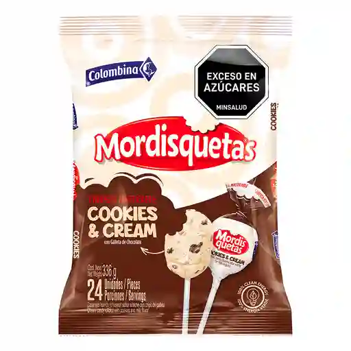 Mordisquetas Chupeta Masticable Cookies & Cream
