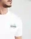 Camiseta Palm Graphic Crudo Prístino Claro T. L Chevignon