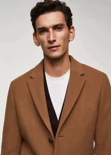 Abrigo Arizona Camel Talla M Hombre Mango