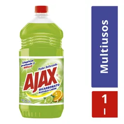Ajax Limpiador Líquido Multiusos con Bicarbonato Naranja y Limón